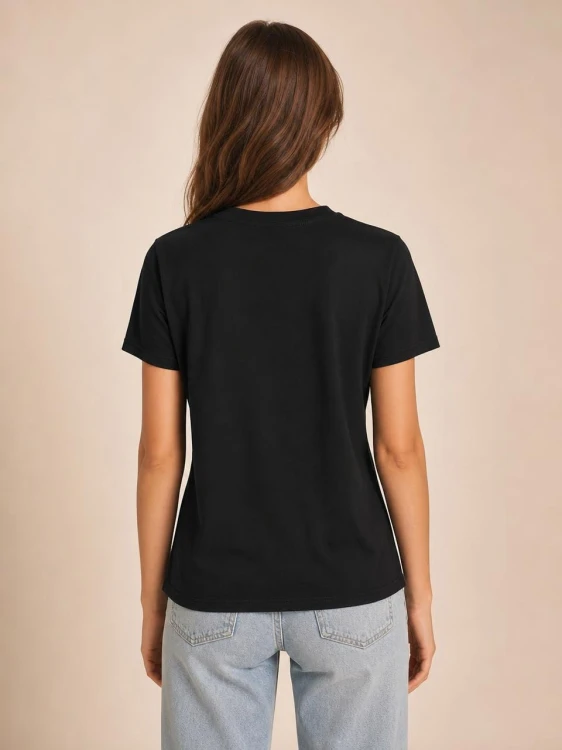 Koszulka Damska Tommy Jeans Czarna back