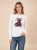 Koszulka Damska Guess Z Długim Rękawem Longsleeve Biała front