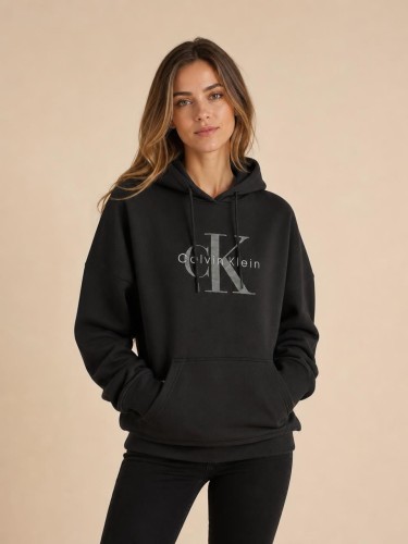 Bluza Damska Calvin Klein czarna front