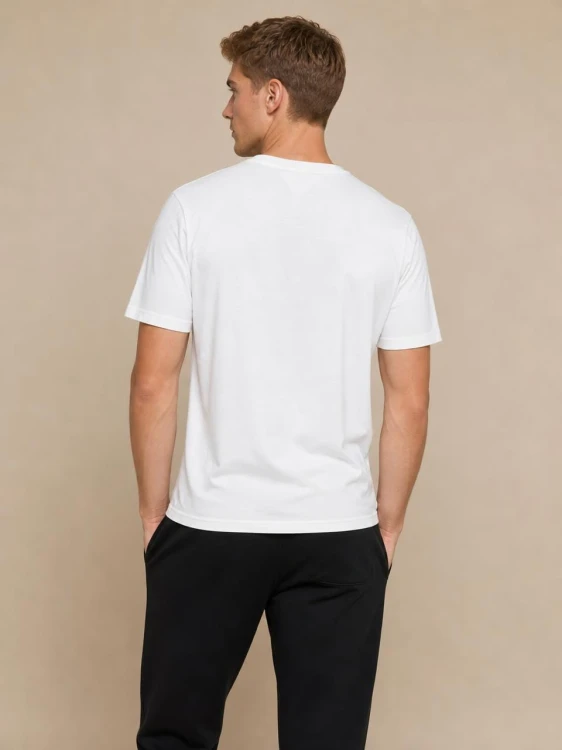 Koszulka Męska Tommy Jeans Biała back
