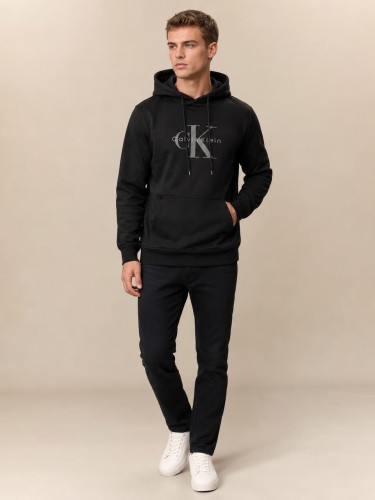 Bluza Calvin Klein Męska Czarna front