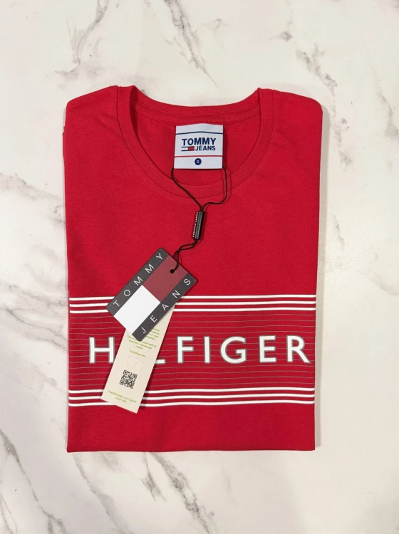 Koszulka Damska Tommy Hilfiger Czerwona