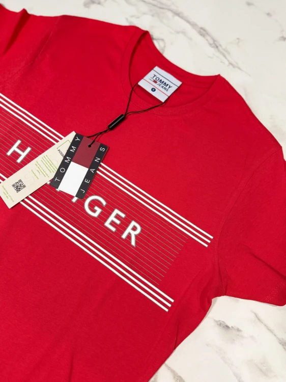 Koszulka Damska Tommy Hilfiger Czerwona