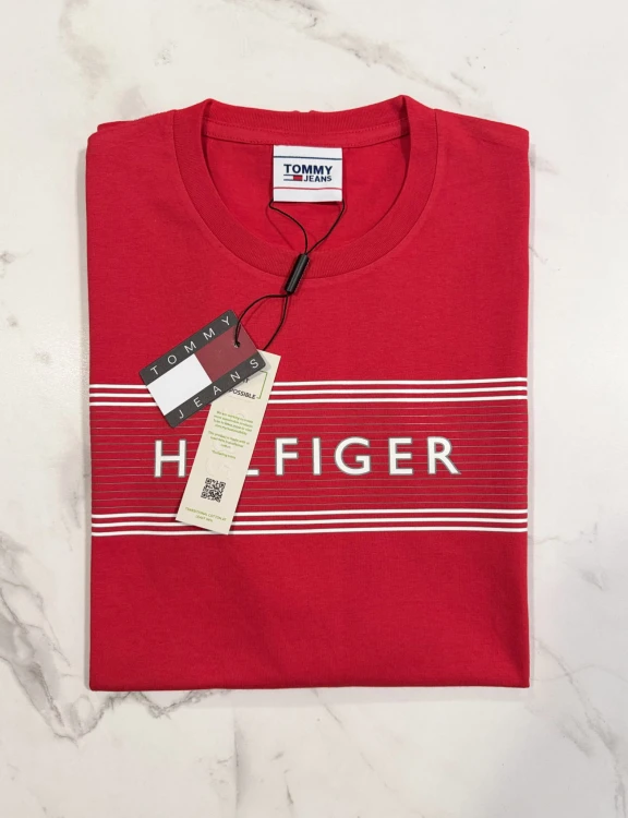 Koszulka Męska Tommy Hilfiger Czerwona