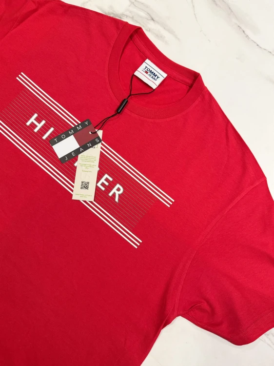 Koszulka Męska Tommy Hilfiger Czerwona