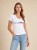 Koszulka Damska Tommy Jeans Biała Dekolt V front