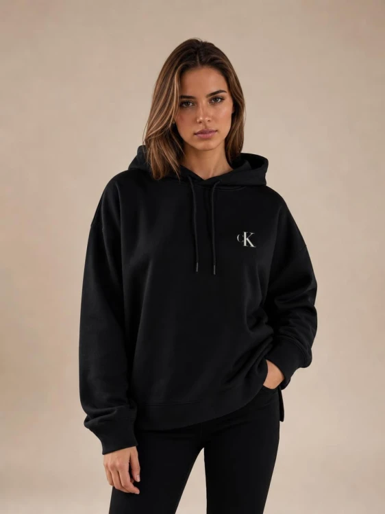 Bluza Damska Calvin Klein Czarna front
