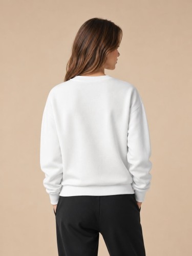 Bluza Damska Guess Biała Bez Kaptura back