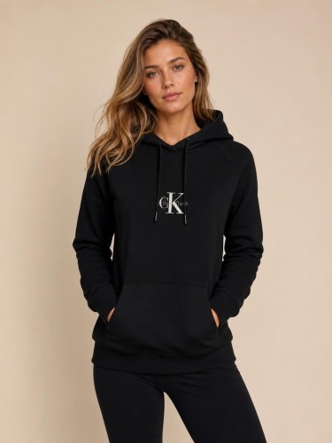 Bluza Damska Calvin Klein Czarna front