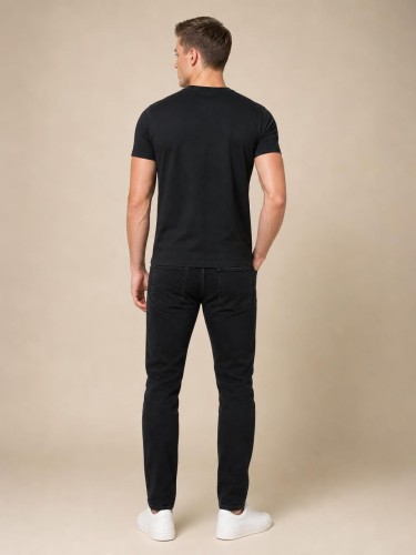 Koszulka Męska Calvin Klein Czarna back