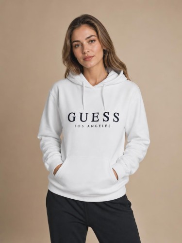 Bluza Damska Guess Los Angeles Biała front