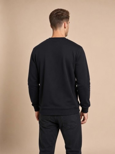 Bluza Guess Męska Czarna Bez Kaptura back