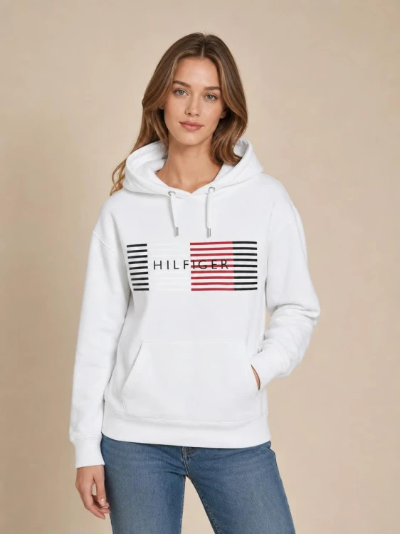 Bluza Damska Tommy Hilfiger Biała front