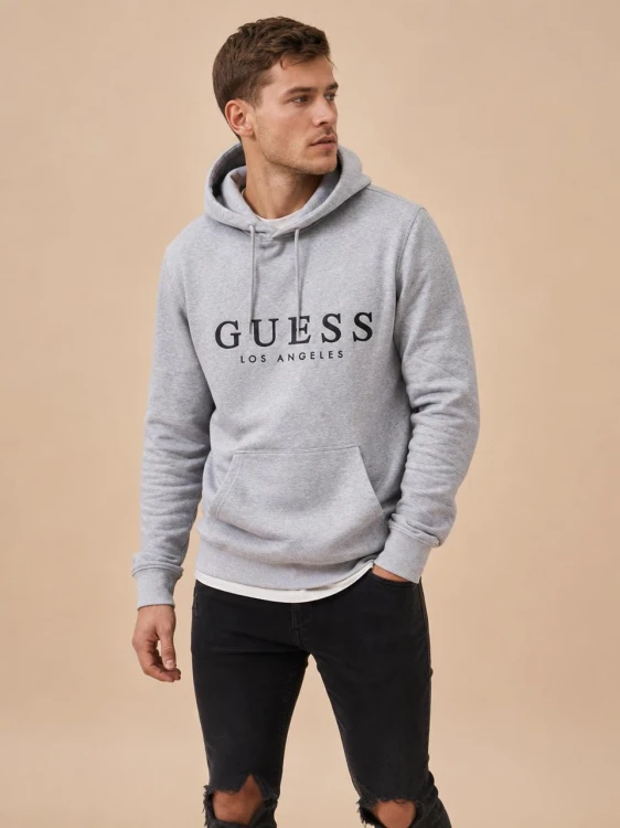 Bluza Męska Guess Los Angeles Szara front