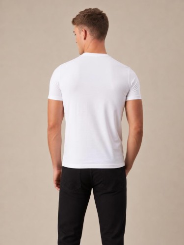 Koszulka Calvin Klein Męska Biała back