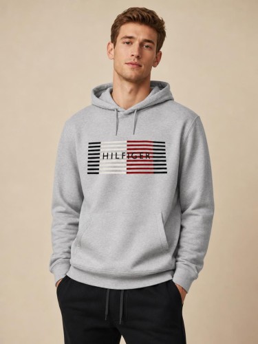 Bluza Męska Tommy Hilfiger Szara front