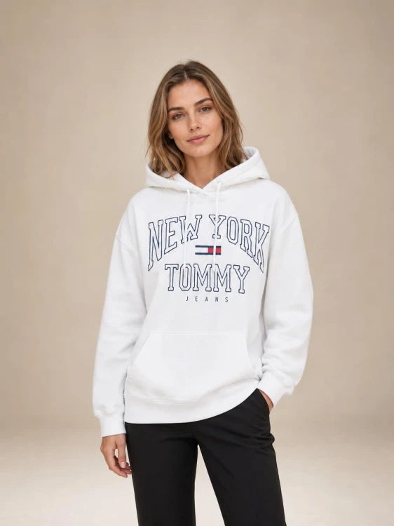 Bluza Damska Tommy Jeans Biała front
