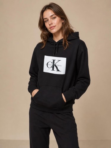 Bluza Damska Calvin Klein Czarna front