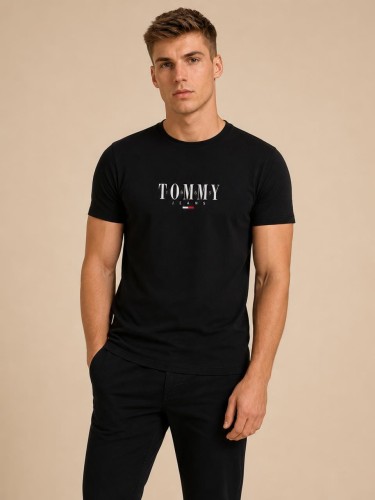 Koszulka Męska Tommy Jeans Czarna front