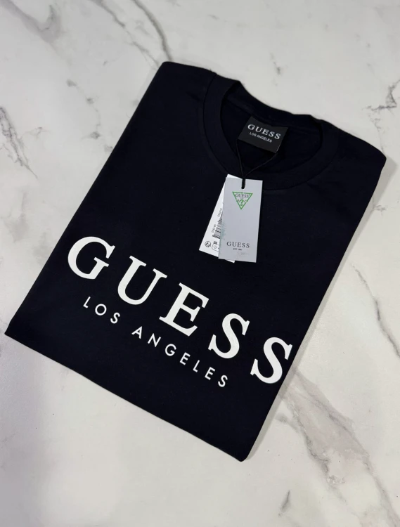 Koszulka Męska Guess Los Angeles Czarna