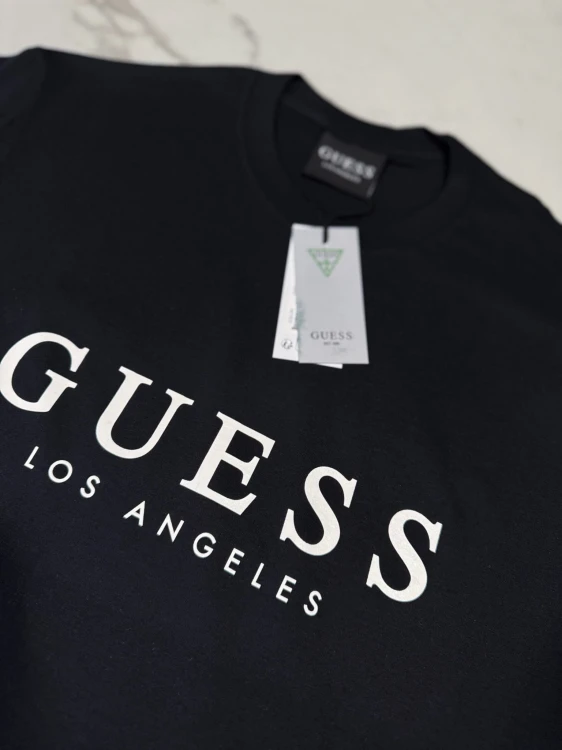 Koszulka Męska Guess Los Angeles Czarna