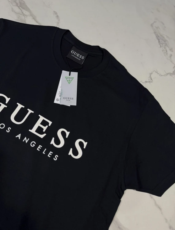 Koszulka Męska Guess Los Angeles Czarna