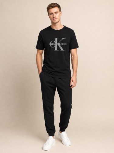 Koszulka Calvin Klein Męska Czarna front