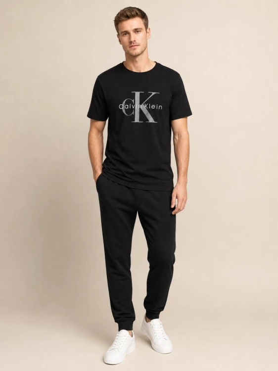 Koszulka Calvin Klein Męska Czarna front