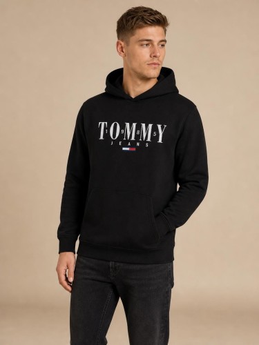 Bluza Męska Tommy Jeans Czarna front
