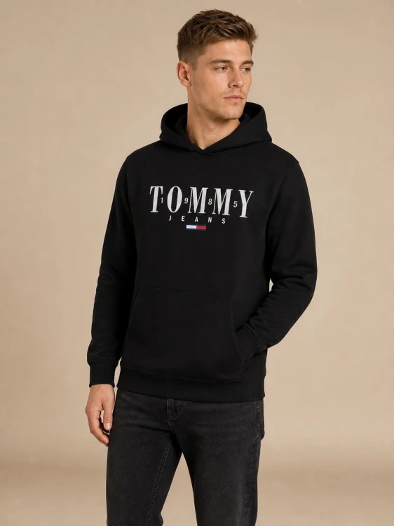 Bluza Męska Tommy Jeans Czarna front