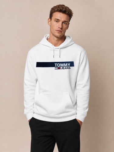 Bluza Męska Tommy Jeans Biała front