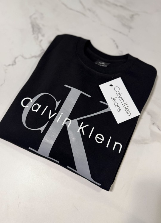 Bluza Damska Calvin Klein Czarna Bez Kaptura