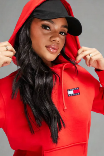 Bluza Damska Tommy Jeans czerwona