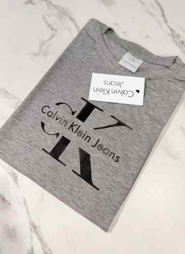 Koszulka Calvin Klein Męska Szara
