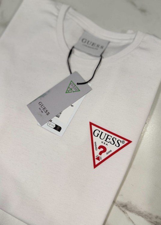 Koszulka Damska Guess USA Biała