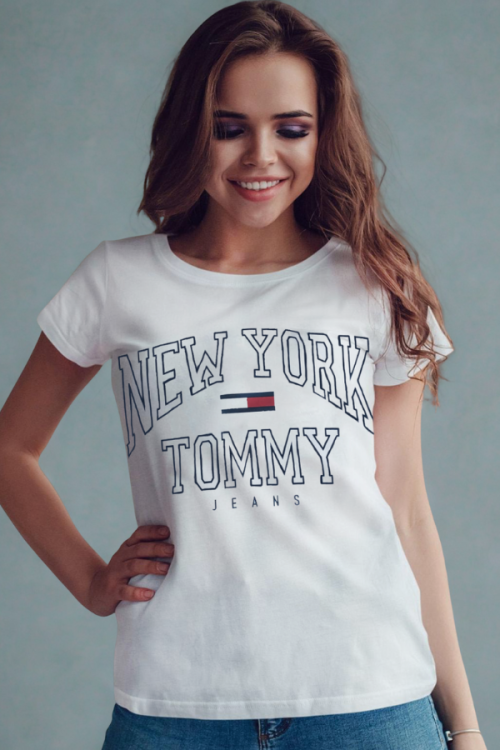 Koszulka Damska Tommy Jeans Biała