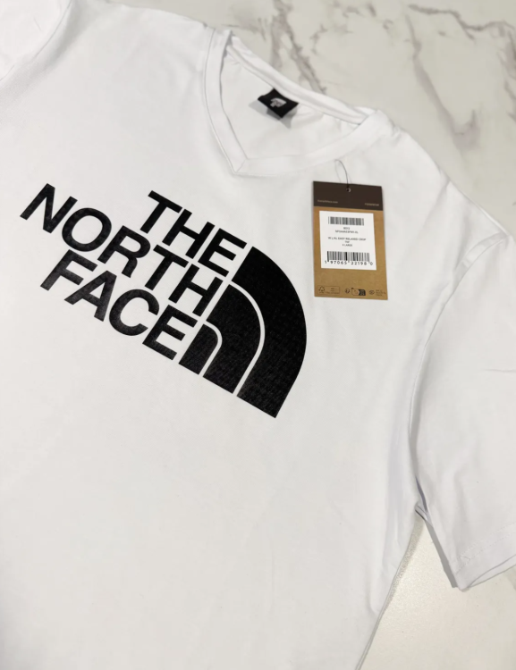 Koszulka Męska The North Face Biała Dekolt V