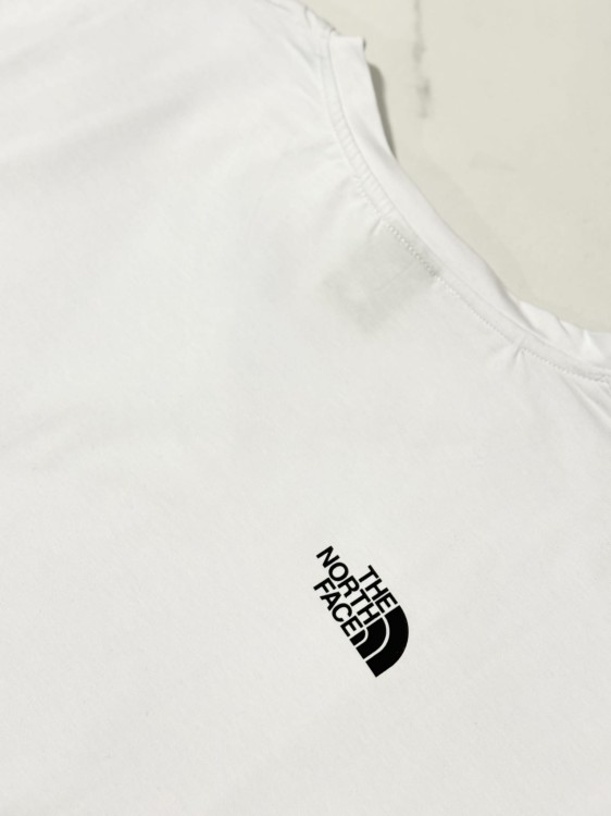 Koszulka Męska The North Face Biała Dekolt V