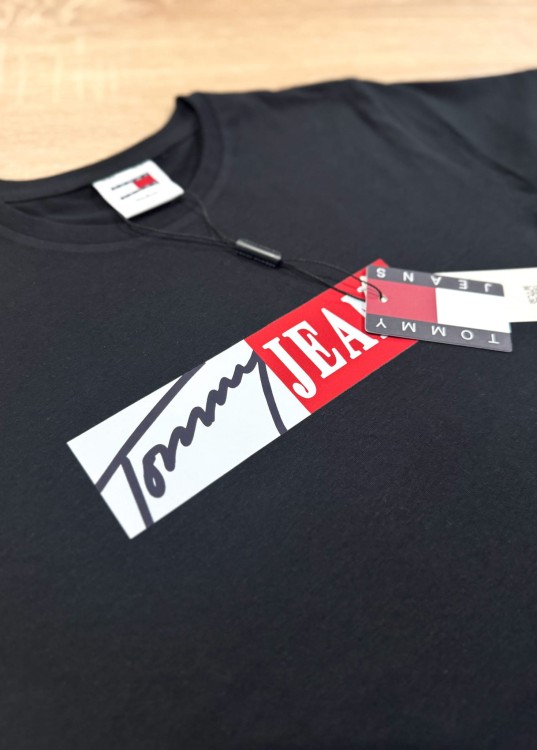 Koszulka Damska Tommy Jeans Czarna