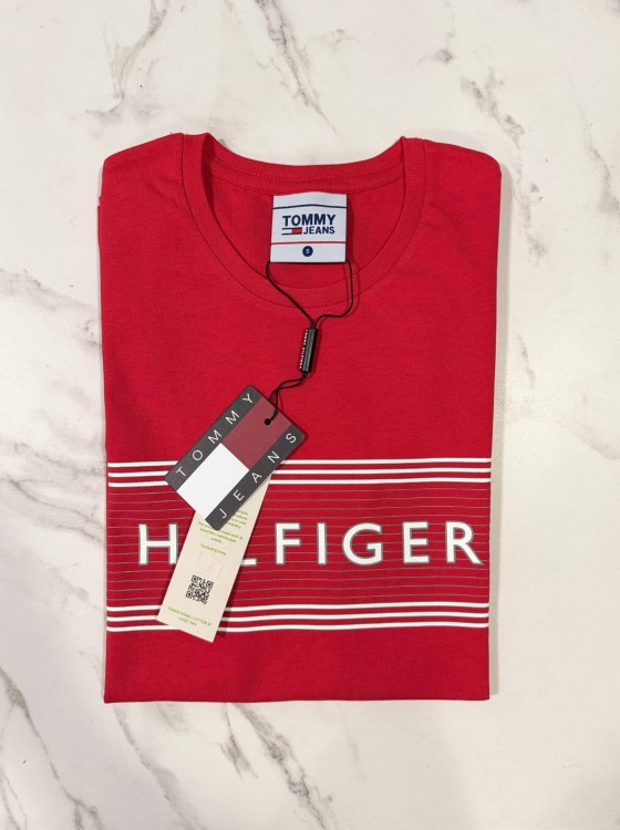 Koszulka Damska Tommy Hilfiger Czerwona