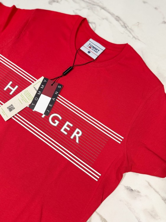 Koszulka Damska Tommy Hilfiger Czerwona