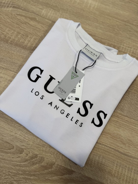 Bluza Damska Guess Biała Bez Kaptura