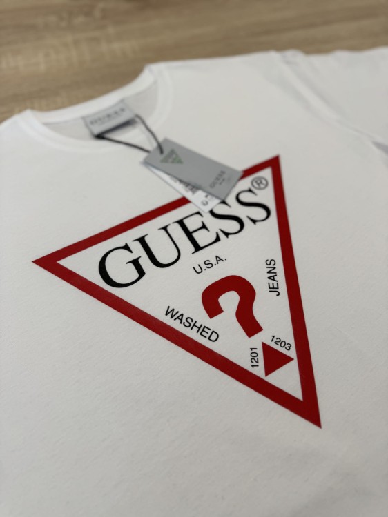 Koszulka Damska Guess USA Biała