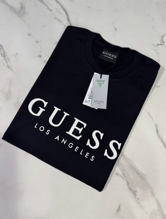 Koszulka Męska Guess Los Angeles Czarna