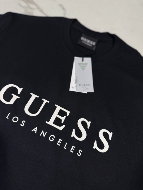 Koszulka Męska Guess Los Angeles Czarna