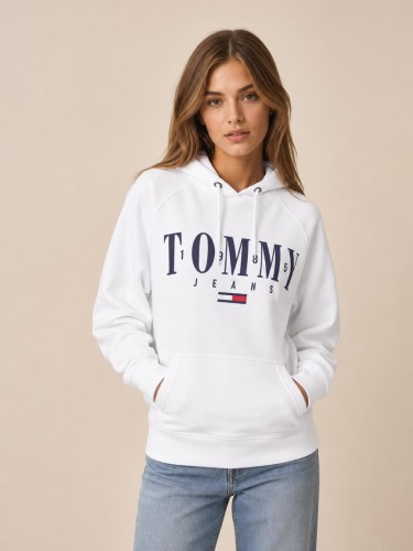 Bluza Damska Tommy Jeans Biała front