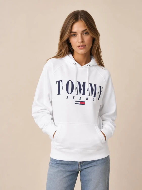 Bluza Damska Tommy Jeans Biała front