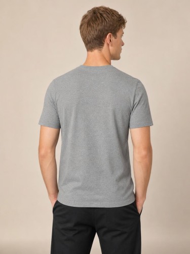 Koszulka Calvin Klein Męska Szara back