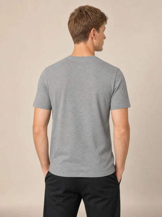Koszulka Calvin Klein Męska Szara back