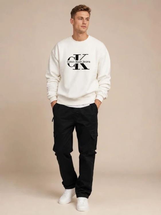Bluza Męska Calvin Klein Biała front